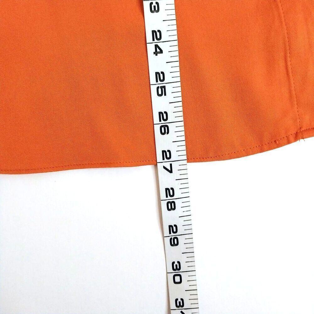Rose + Olive Halter Top Women Size Small Orange Casual Preppy Colorful - Picture 5 of 7
